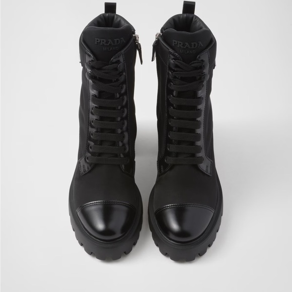 Prada Re-Nylon and leather booties - Picture 4 of 6